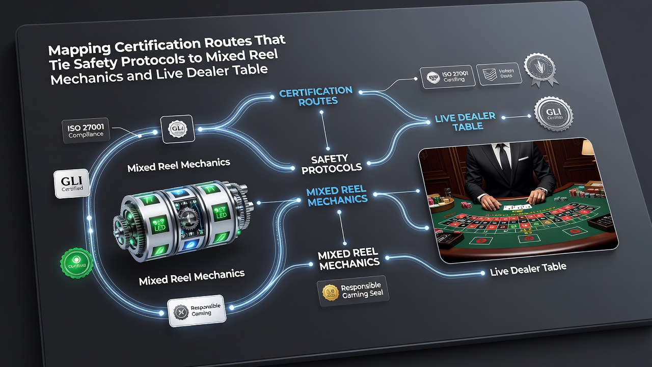 Mobile Live-Dealer-Tische und Walzenintegration mit Sicherheitszertifizierung