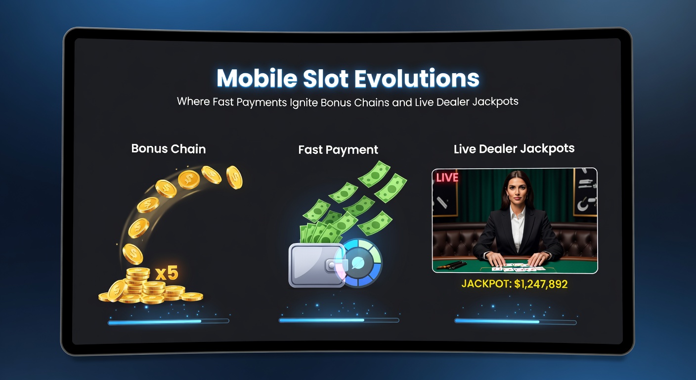 Live-Dealer-Tisch mit Slot-Jackpot-Integration auf mobilem Gerät, umgeben von blitzschnellen Zahlungssymbolen und explodierenden Bonus-Effekten