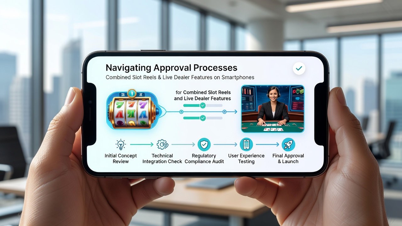 Entwicklerteam analysiert Prüfberichte für mobile Casino-Software mit Walzen- und Live-Elementen