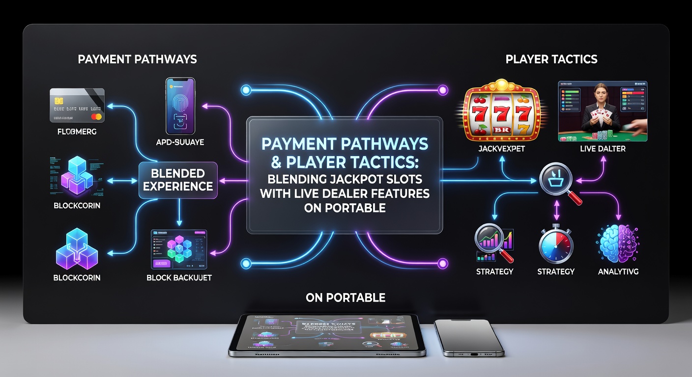 Illustration von Taktiken zur Verknüpfung von mobilen Zahlungen mit Live-Dealer- und Jackpot-Funktionen