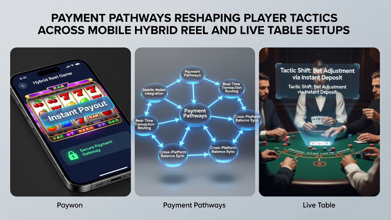 Spieler-Taktiken bei Zahlungen in mobilen Live-Tisch- und Hybrid-Walzen-Setups
